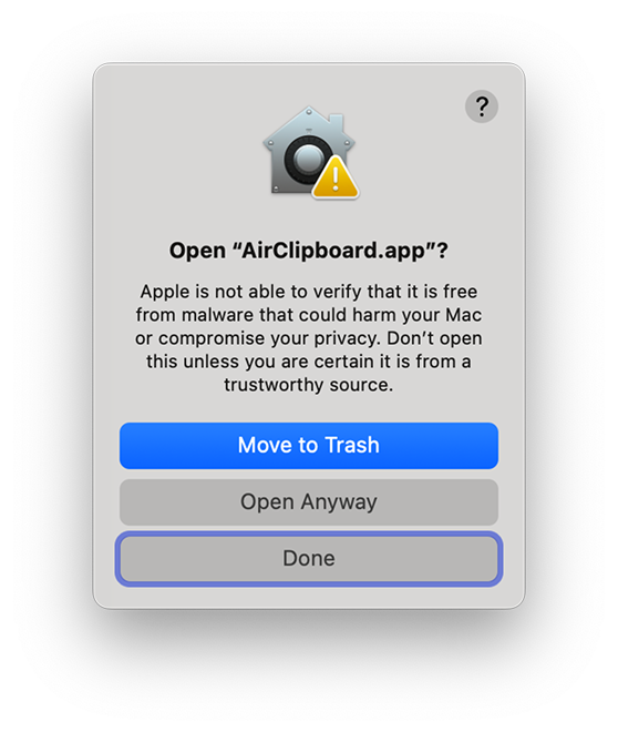 Open Anyway Final Step
